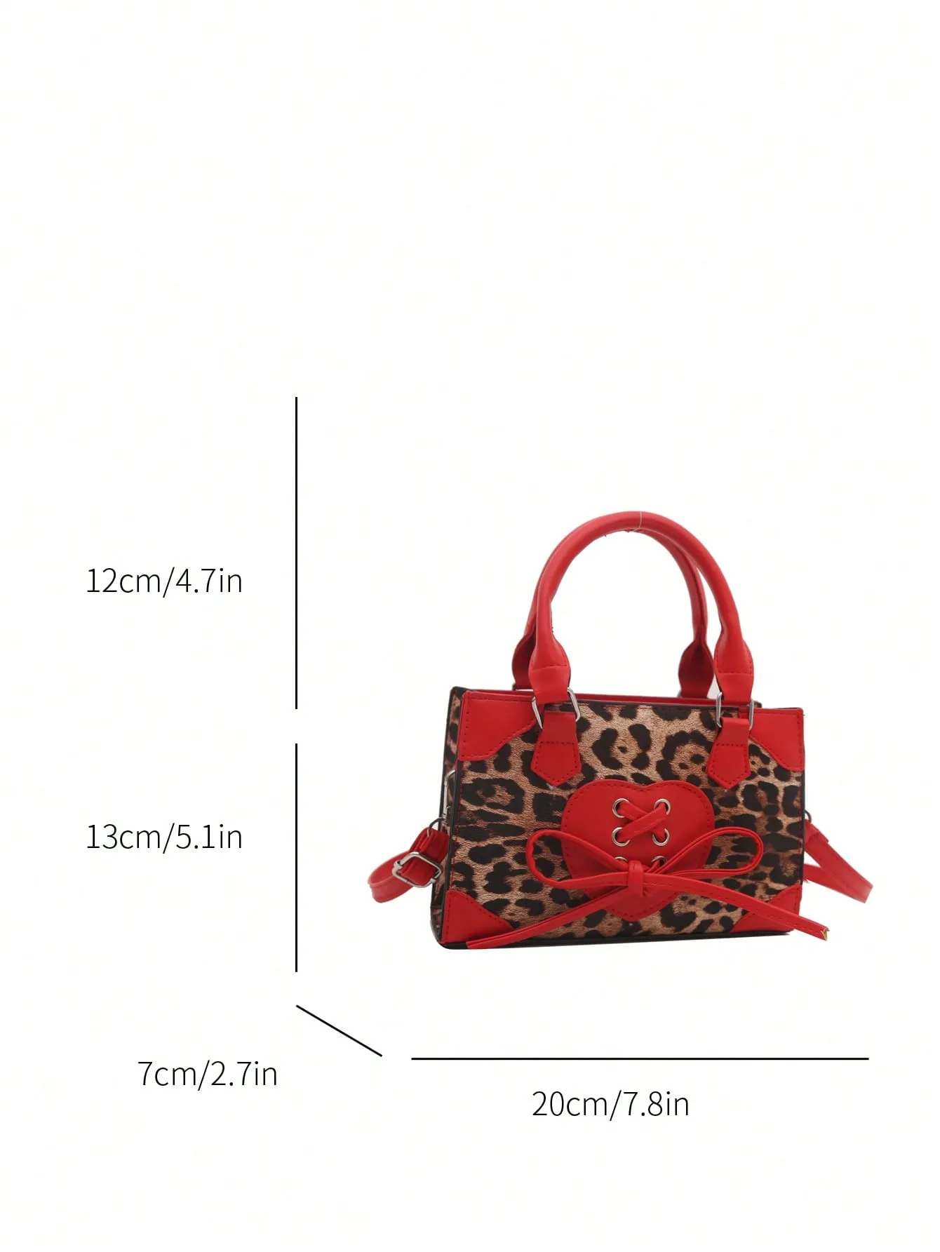 A New Fall And Winter Season Retro Fashion Leopard Print Mini Handbag Square Bag