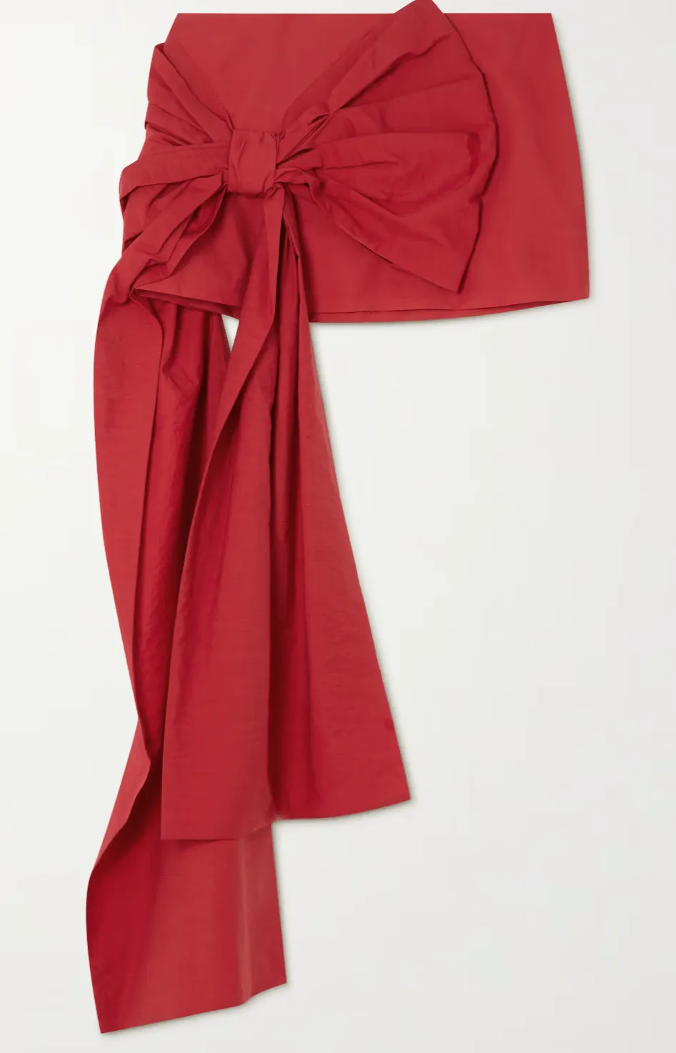 Acne Studios - Red Bow Mini Skirt
