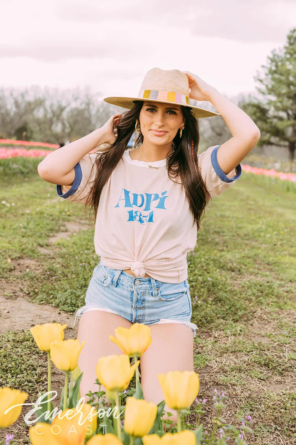 ADPI Colorblock Ringer Tee