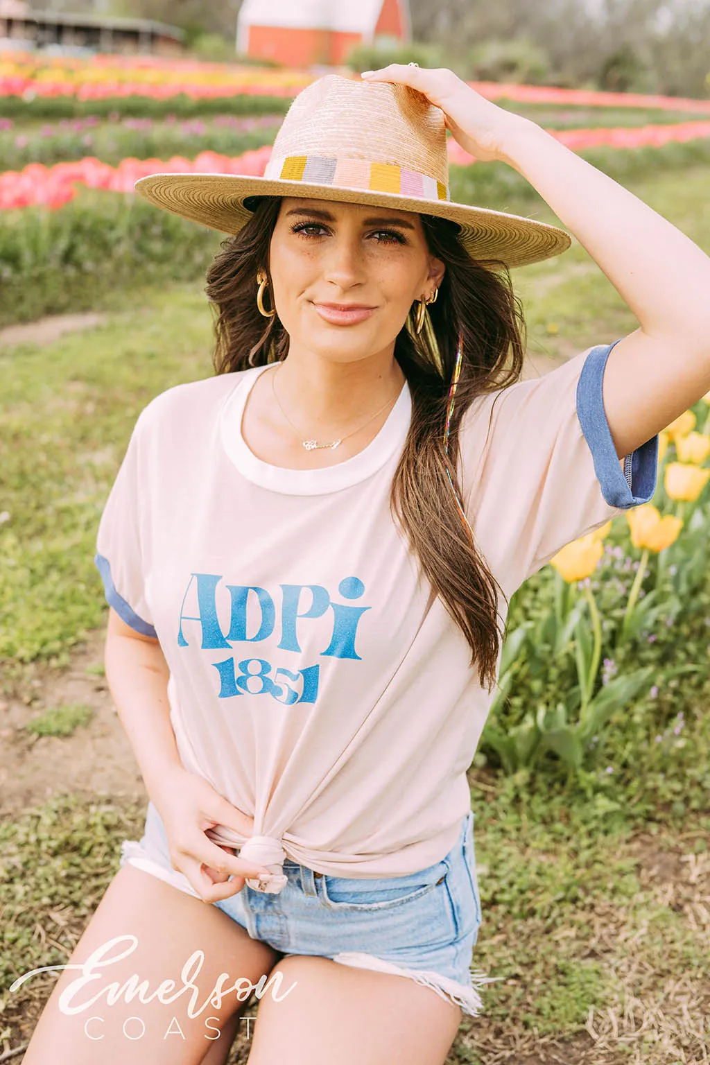 ADPI Colorblock Ringer Tee