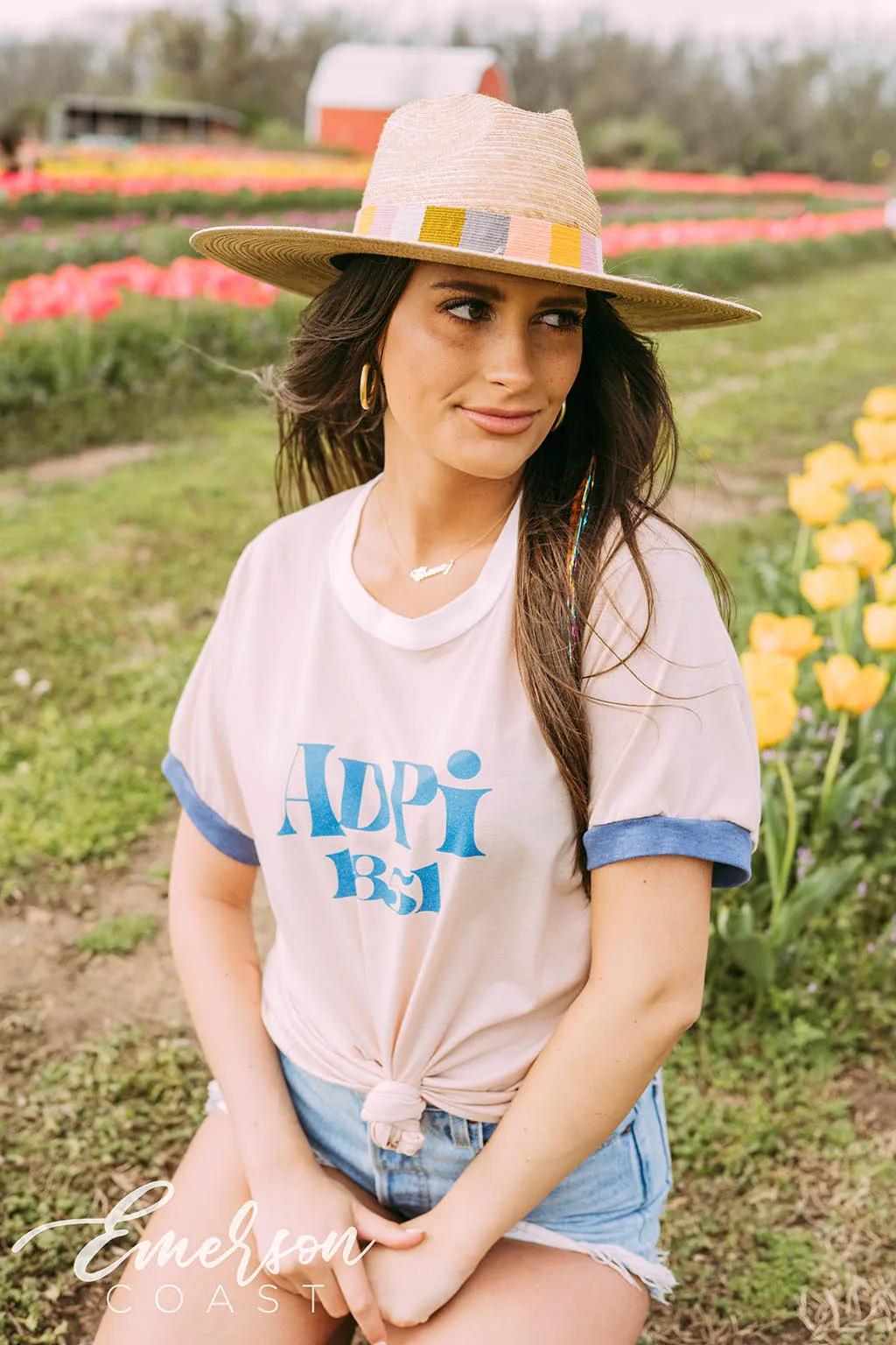 ADPI Colorblock Ringer Tee
