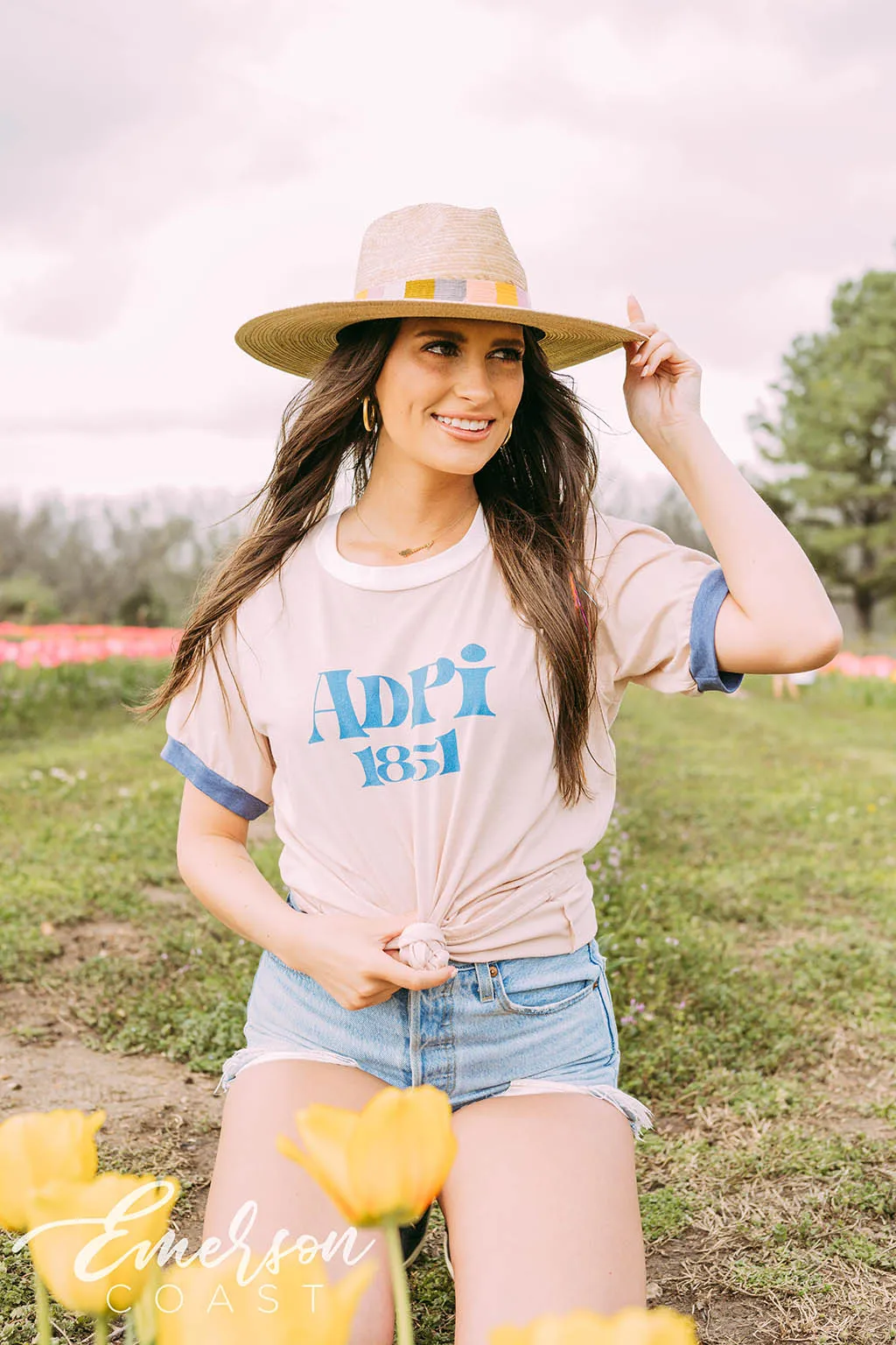 ADPI Colorblock Ringer Tee