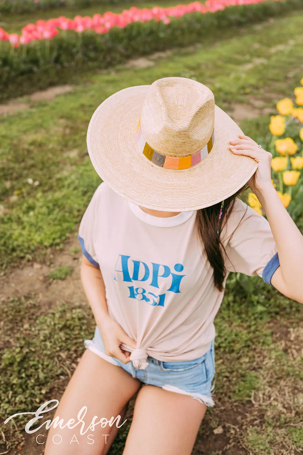 ADPI Colorblock Ringer Tee