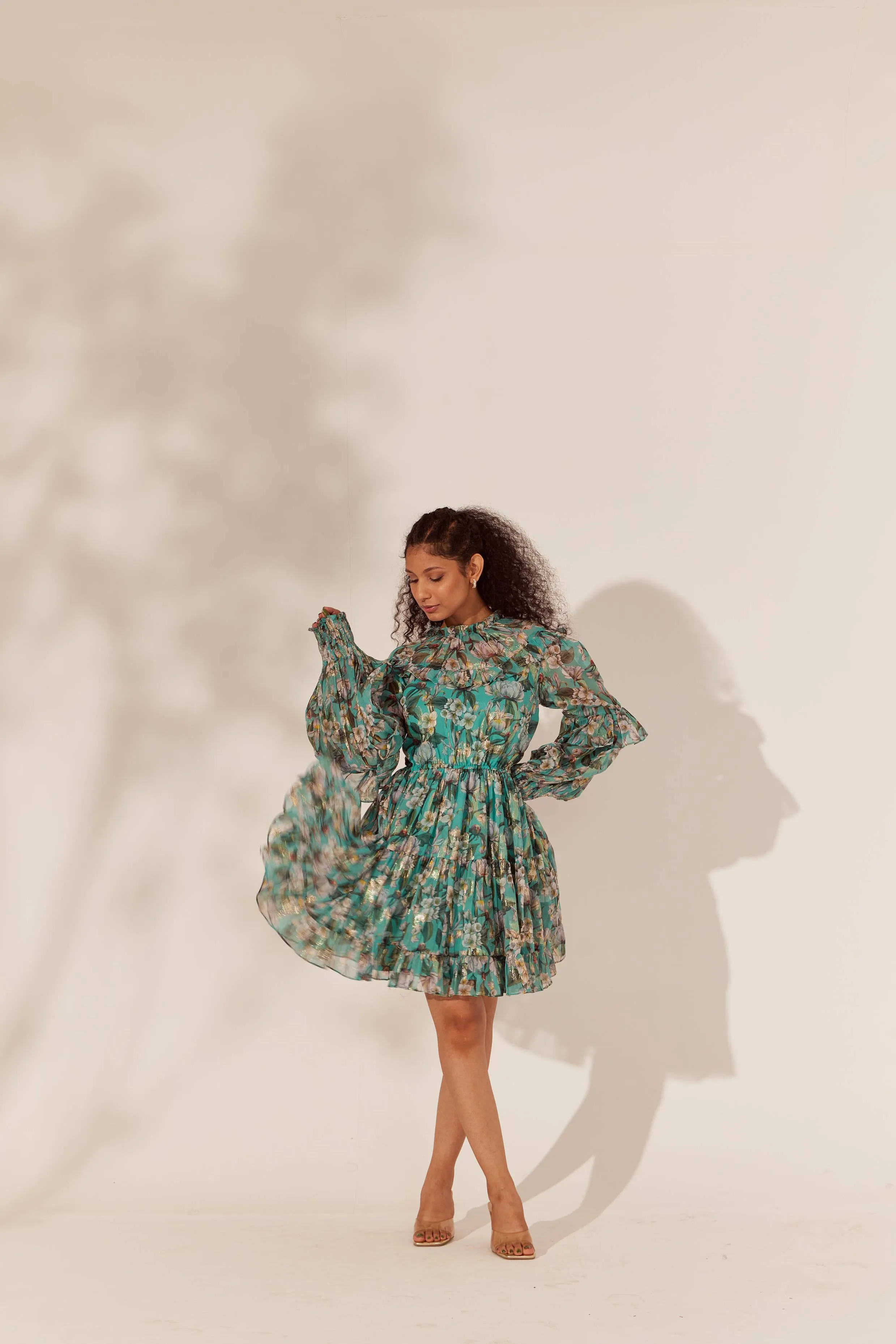 ALMOND BLOSSOM SHORT DRESS