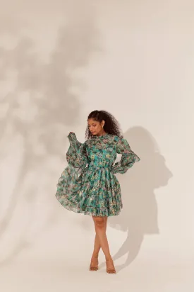 ALMOND BLOSSOM SHORT DRESS