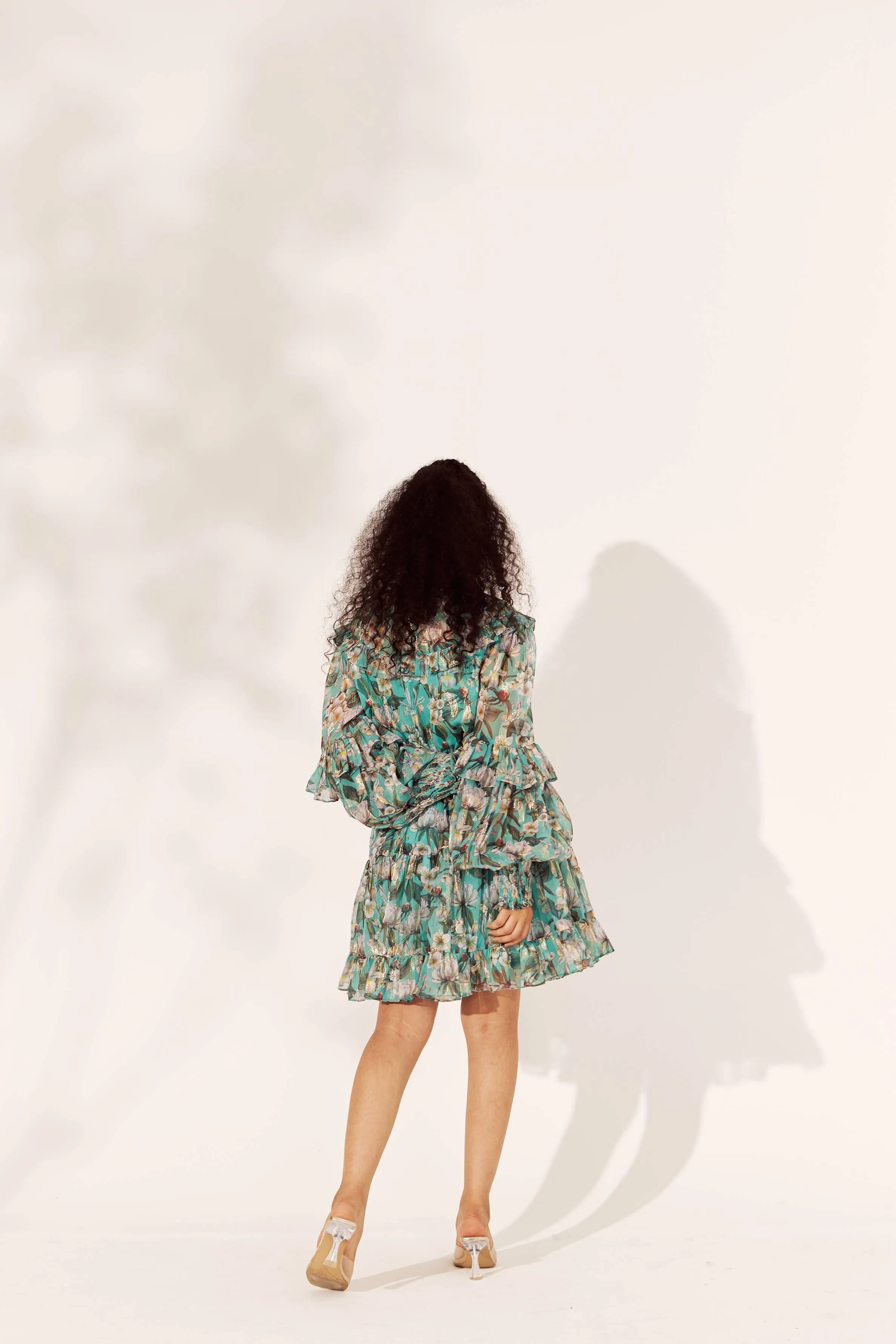 ALMOND BLOSSOM SHORT DRESS
