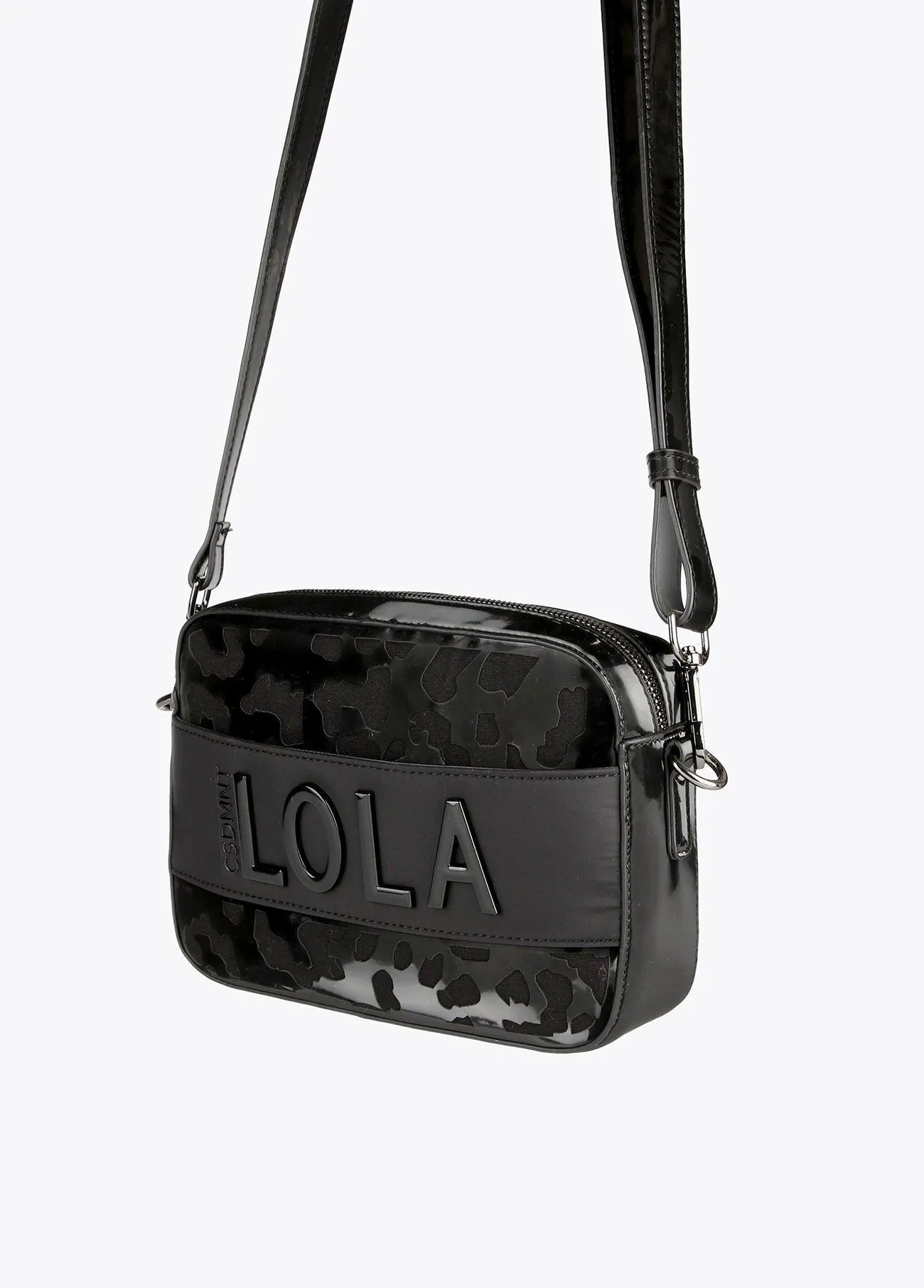 Animal print crossbody bag