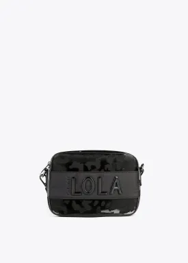 Animal print crossbody bag