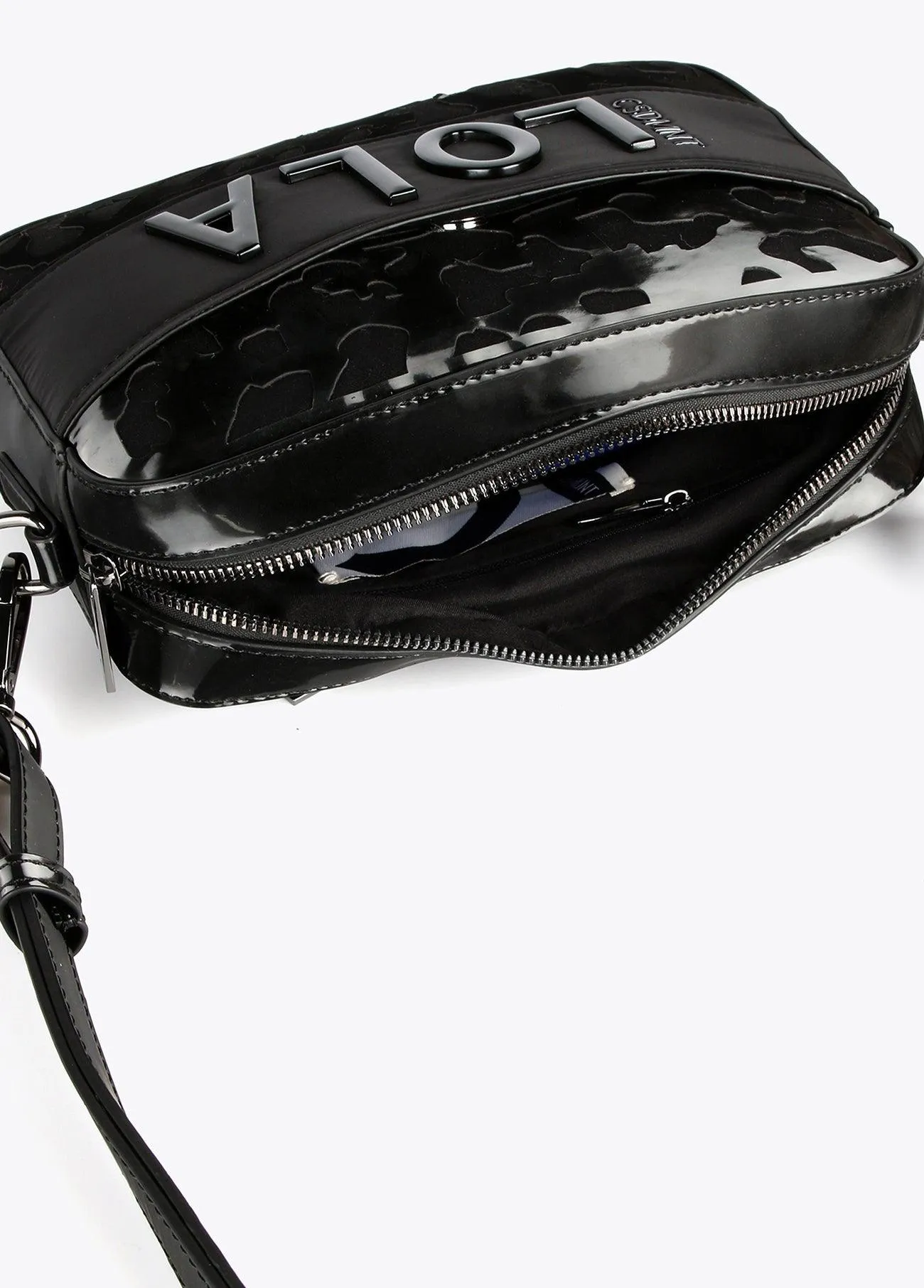 Animal print crossbody bag