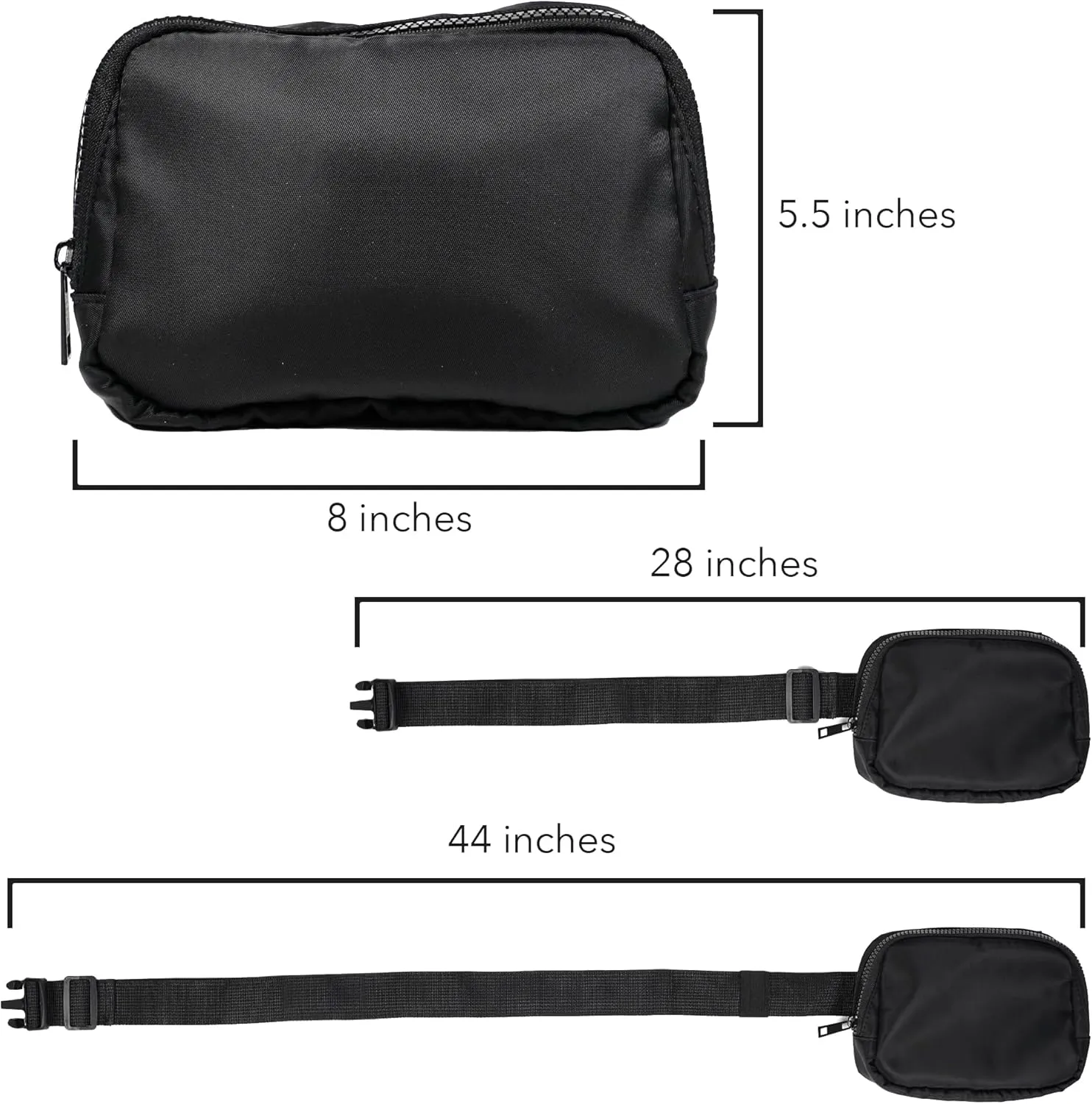 Aquaman Movie Logo Belt Bag, Crossbody Fanny Pack for Women and Men, Adjustable