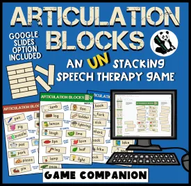 Articulation Blocks ~ Speech Therapy Game Companion