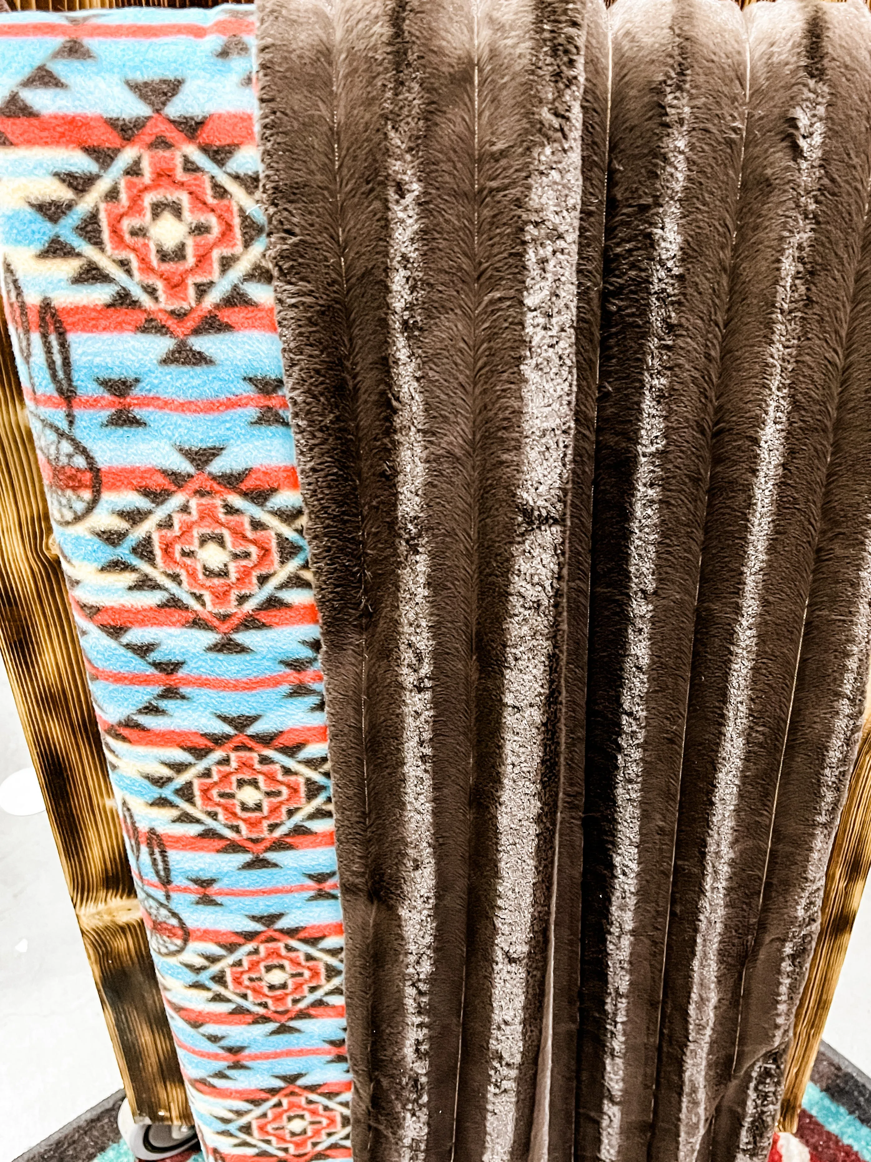 Aspen Chic Cozy Aztec Blanket