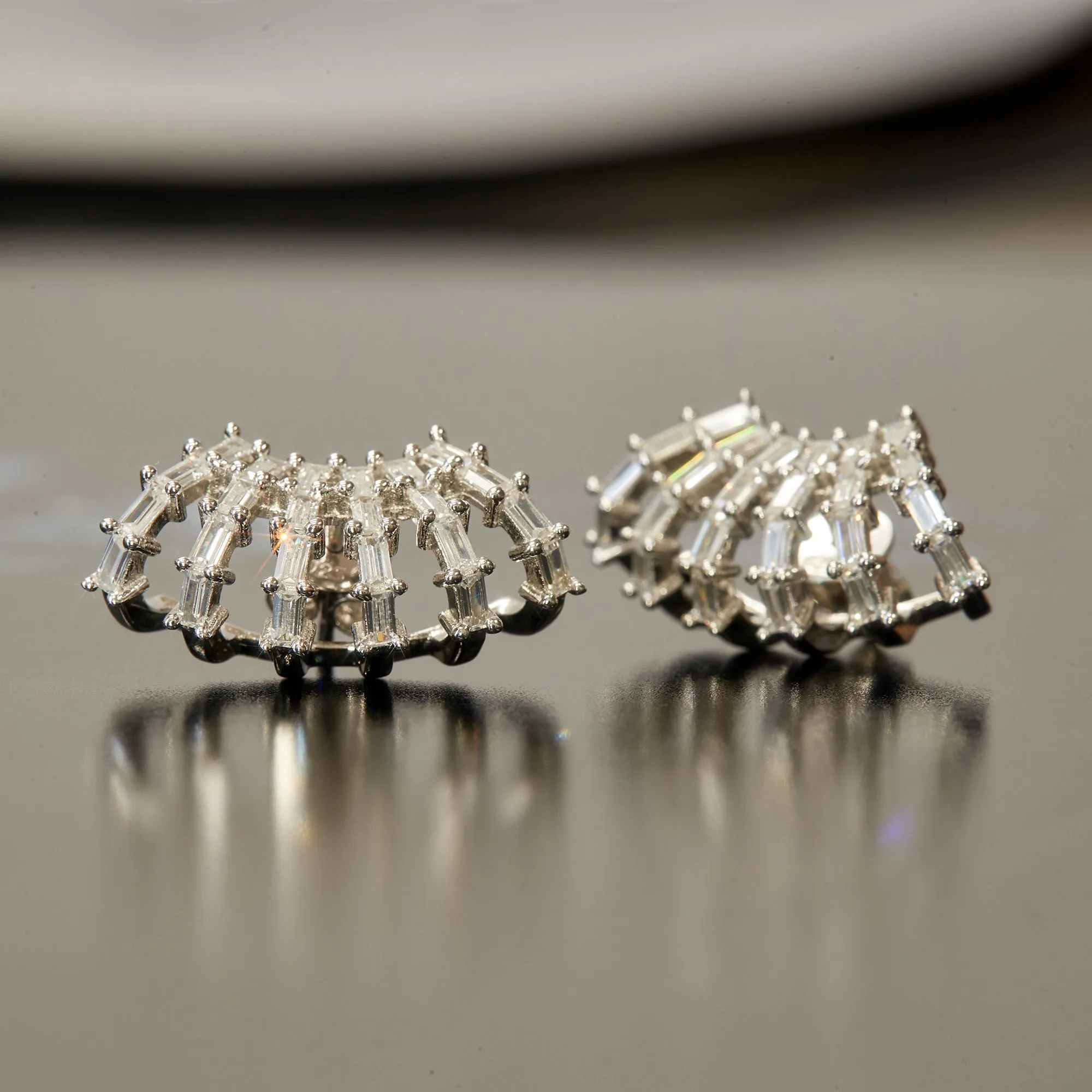 Baguette Bliss Wrap Earrings