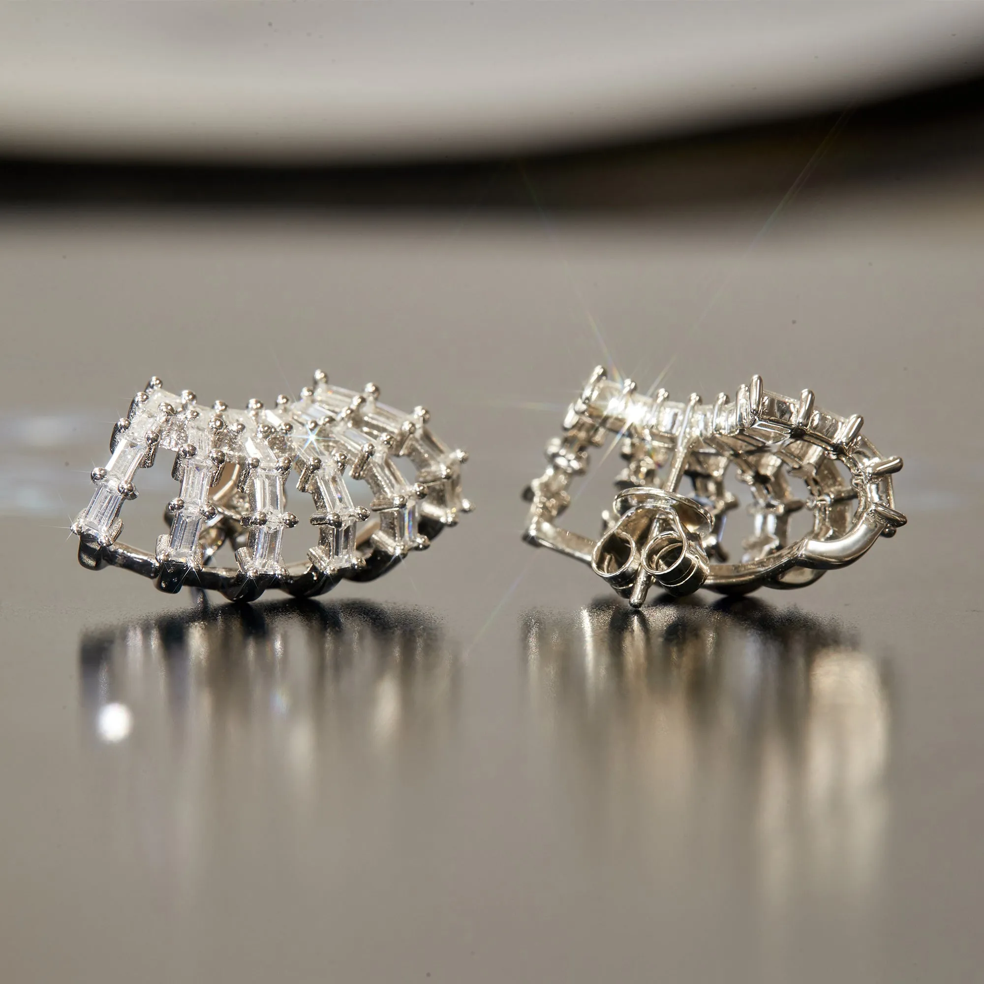 Baguette Bliss Wrap Earrings