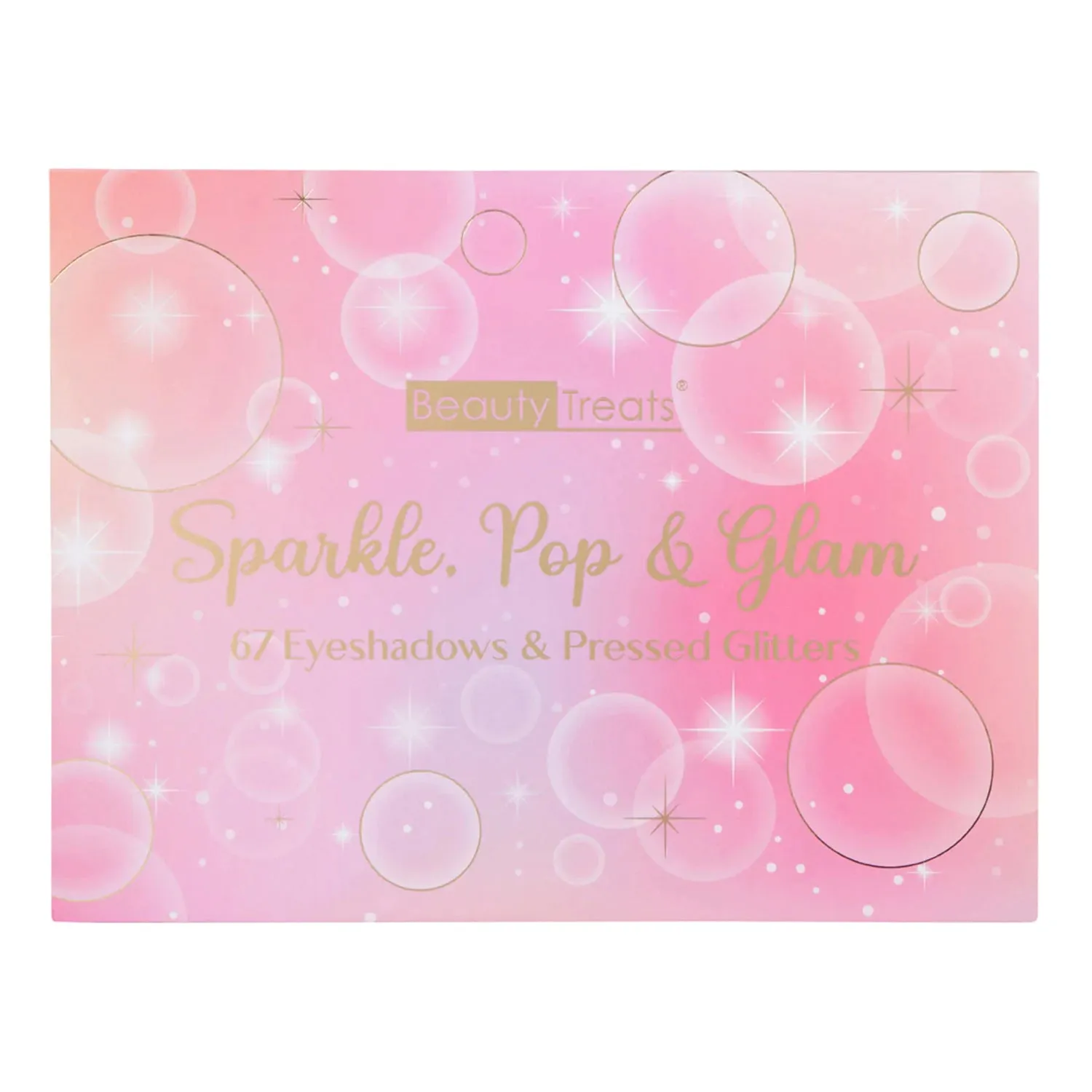 Beauty Treats Sparkle, Pop & Glam Eyeshadow Palette 67 Colors