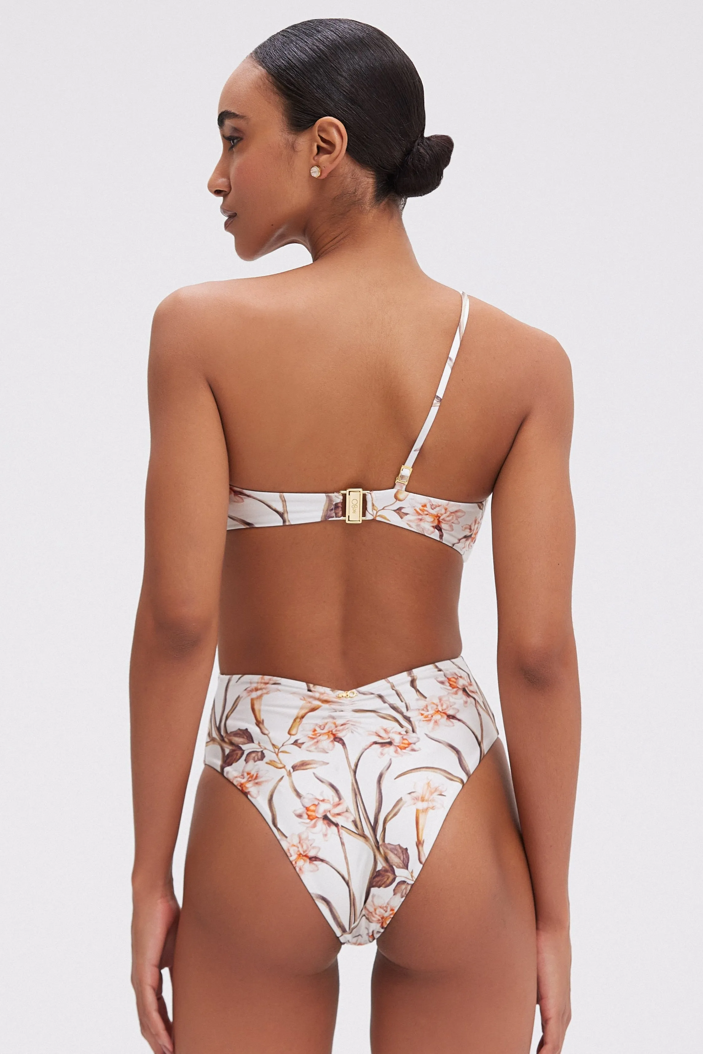 BOTANIC RETRO FLOWER APPLIQUE ONE PIECE