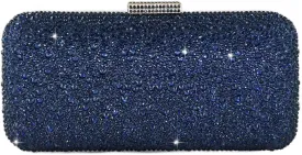 Boutique De FGG Bling Crystal Clutch Purse for Women Formal Evening Handbags Wedding Party Bridal Rhinestone Clutch Bag,Mini