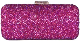 Boutique De FGG Bling Crystal Clutch Purse for Women Formal Evening Handbags Wedding Party Bridal Rhinestone Clutch Bag,Mini