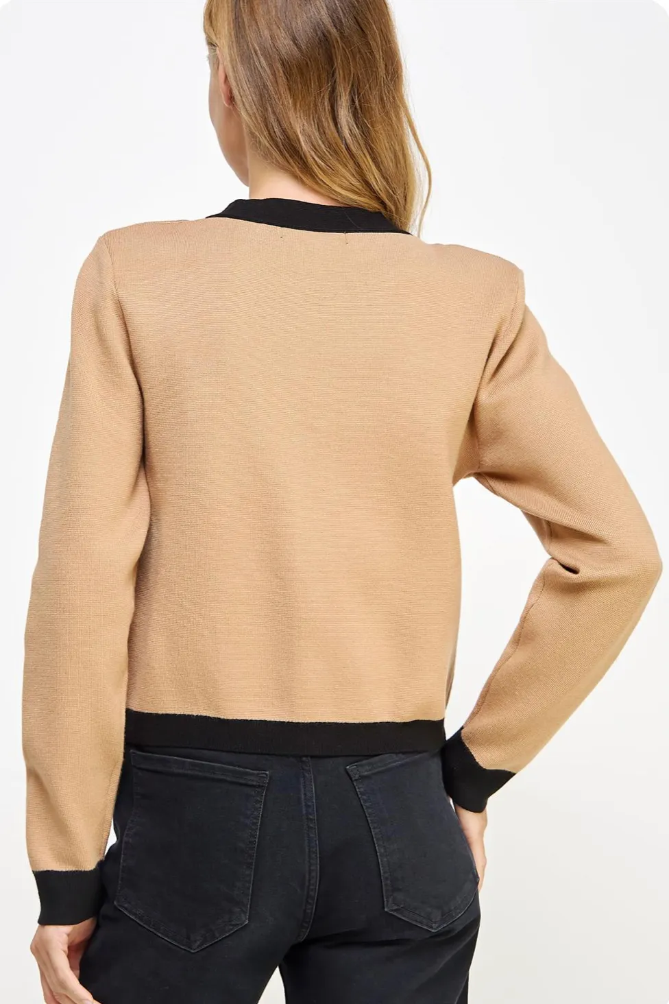Bow Detail Knit Cardigan