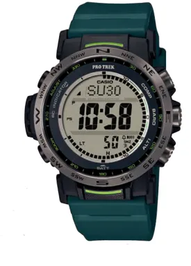 Casio Pro Trek Tough Solar Resin Band Watch PRW35Y-3D