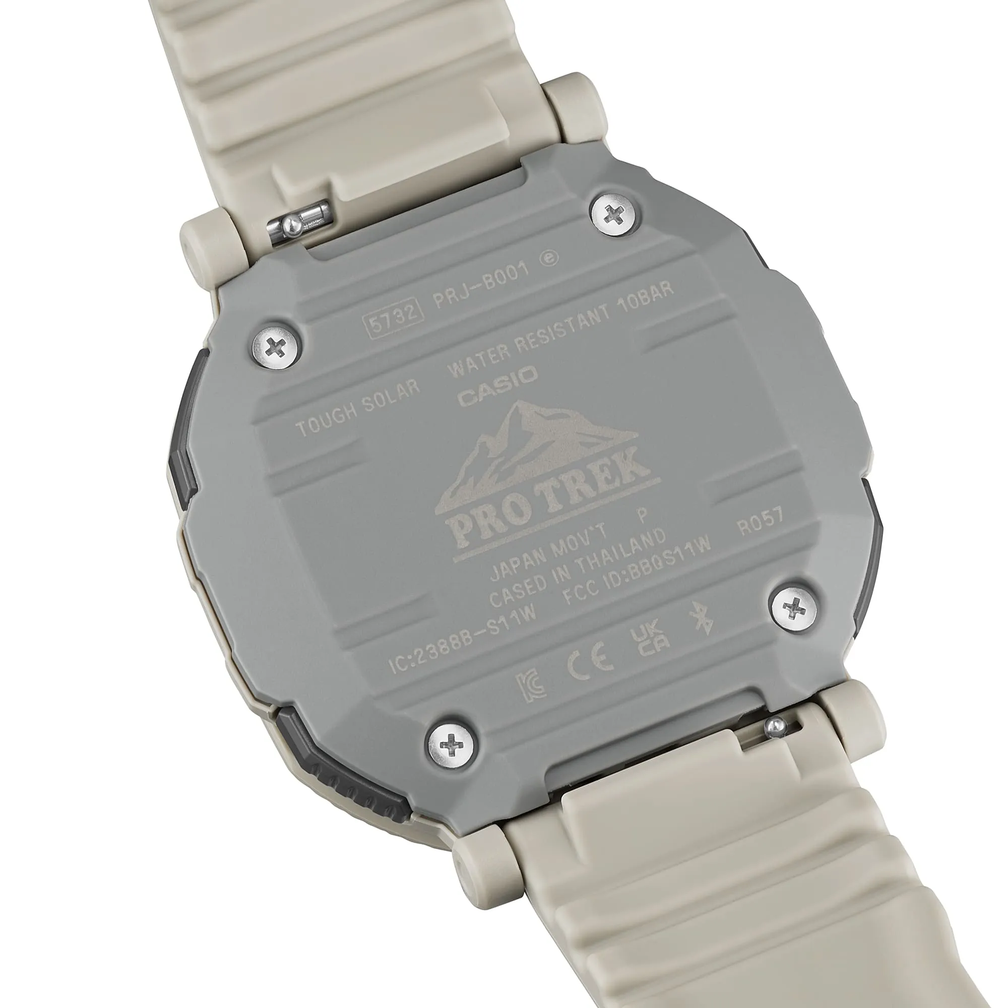 Casio Protrek DUO Solar Grey Resin Band Watch PRJB001-7D