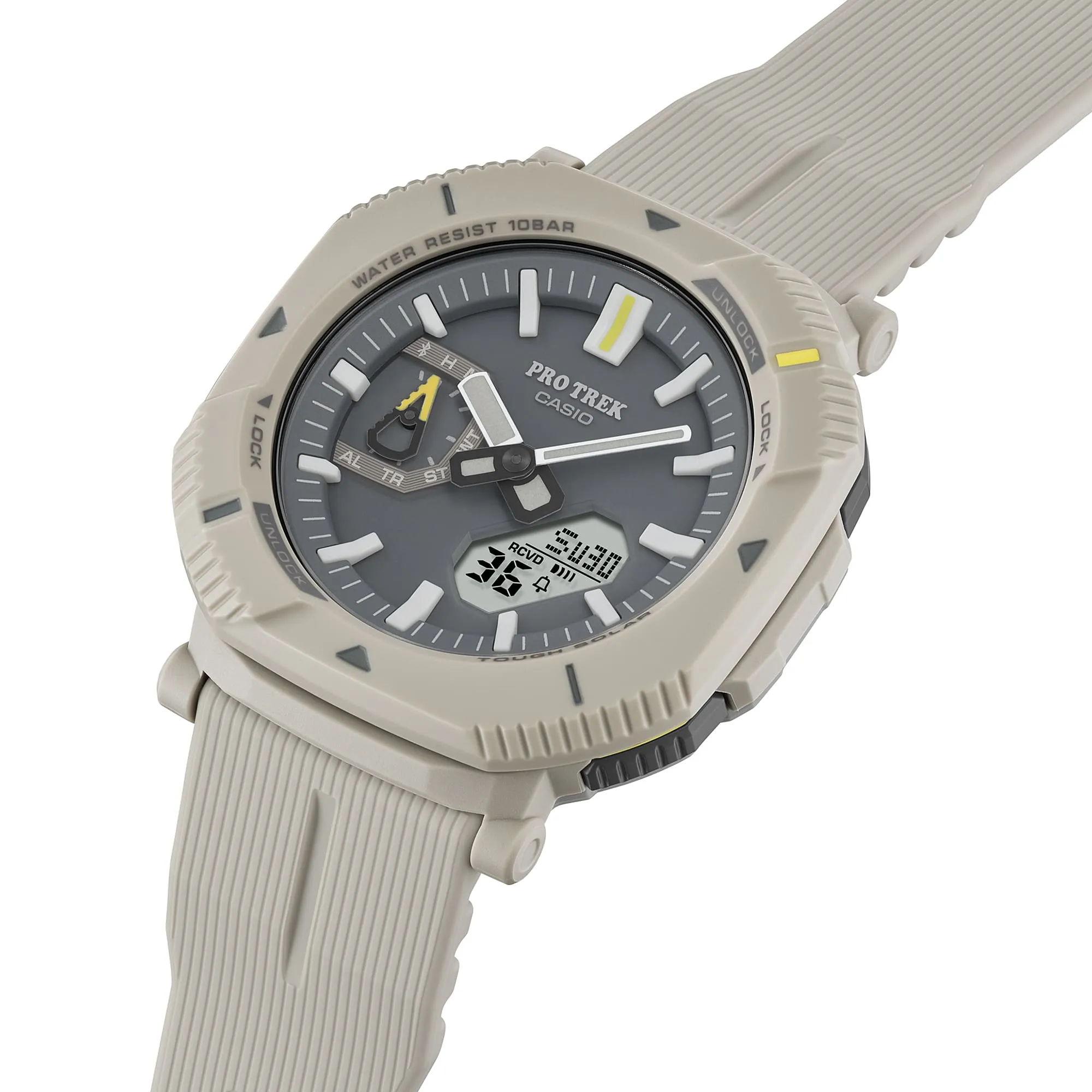 Casio Protrek DUO Solar Grey Resin Band Watch PRJB001-7D