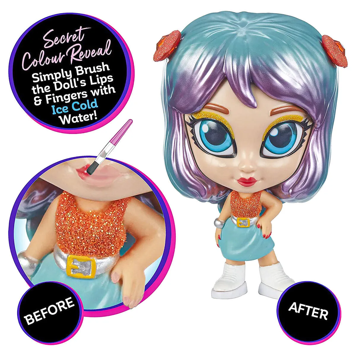 Character CraZart Shimmer 'n Sparkle InstaGlam Series 3 Wicked Nails Luna Doll