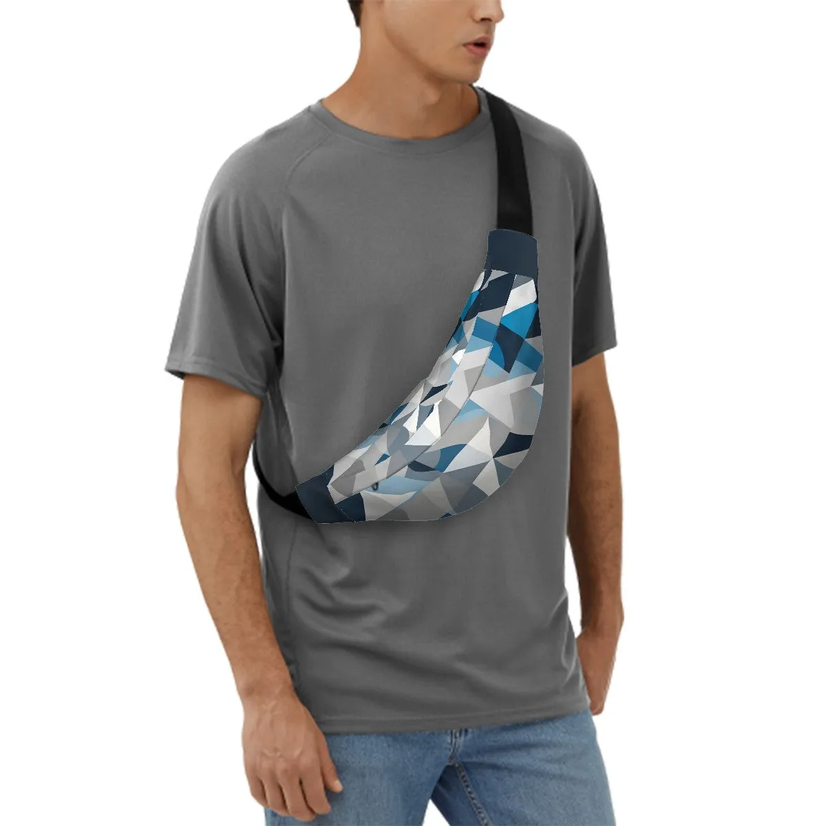 Chic Geometric Print Fanny Pack