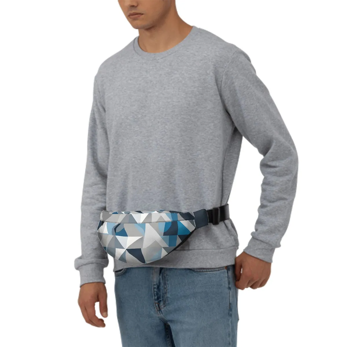 Chic Geometric Print Fanny Pack