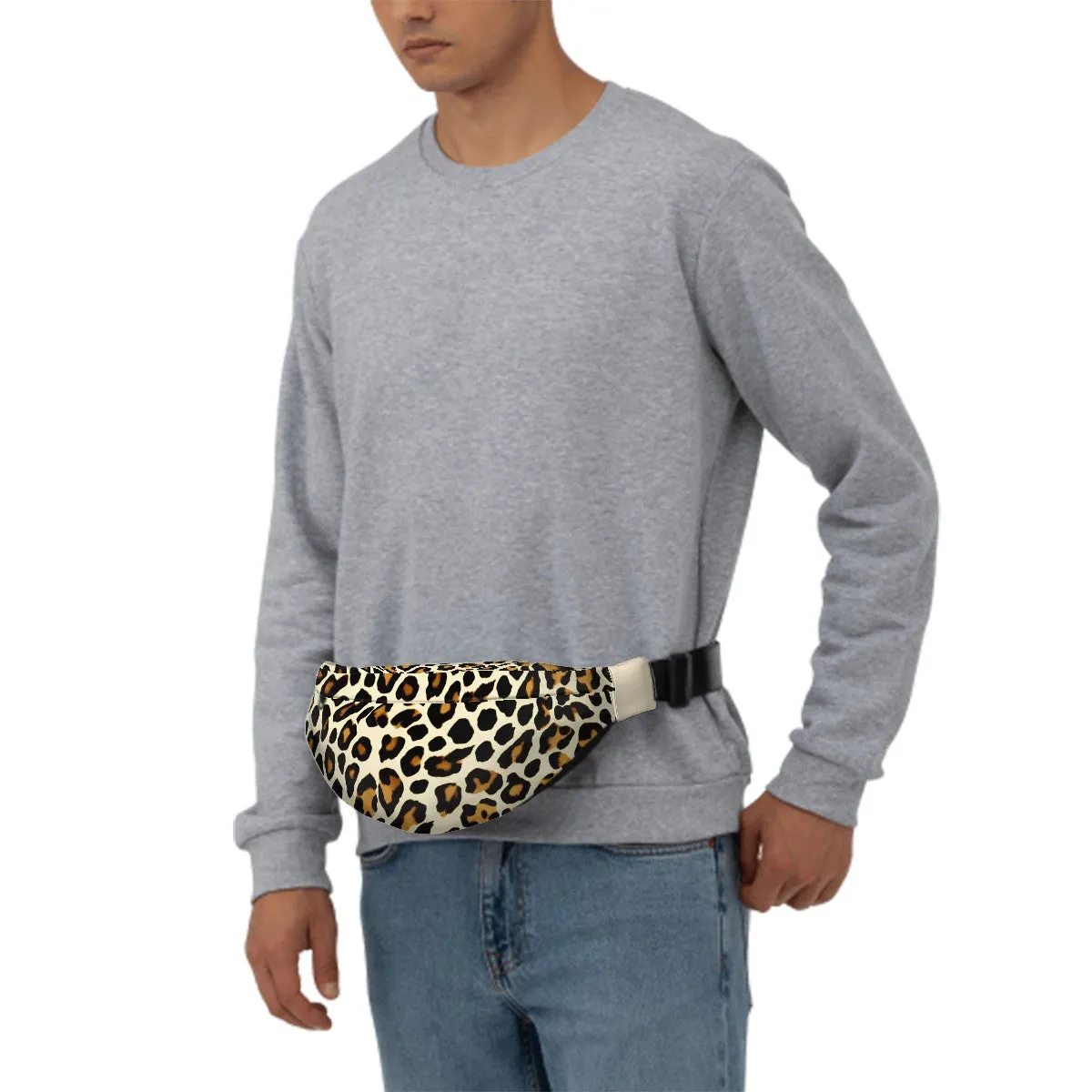 Chic Leopard Print Fanny Pack