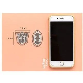 Classic Popular Hero Series Logo Metal Texture Simple Texture Bookmark Hero Bookmark Bookmark NP-H7TAY-918