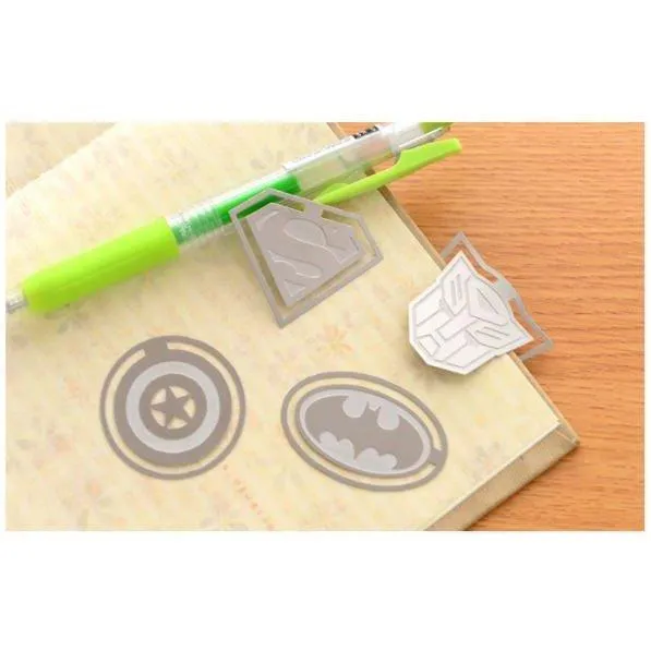 Classic Popular Hero Series Logo Metal Texture Simple Texture Bookmark Hero Bookmark Bookmark NP-H7TAY-918