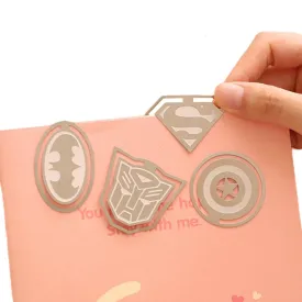 Classic Popular Hero Series Logo Metal Texture Simple Texture Bookmark Hero Bookmark Bookmark NP-H7TAY-918