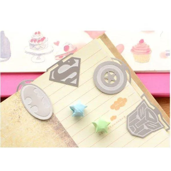 Classic Popular Hero Series Logo Metal Texture Simple Texture Bookmark Hero Bookmark Bookmark NP-H7TAY-918
