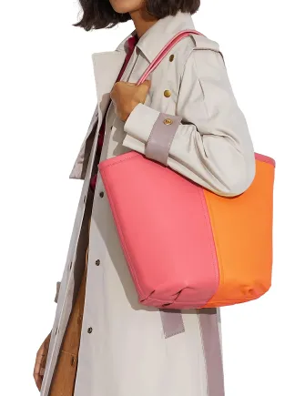Coach Bea Tote In Colorblock Leather