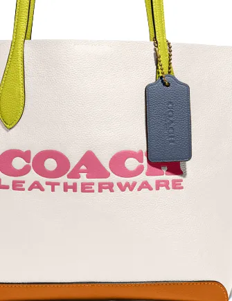 Coach Kia Tote In Colorblock