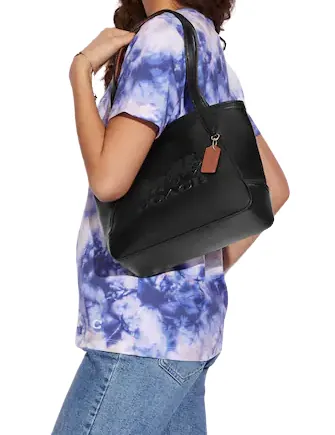 Coach Tote 27 With Horse And Carriage