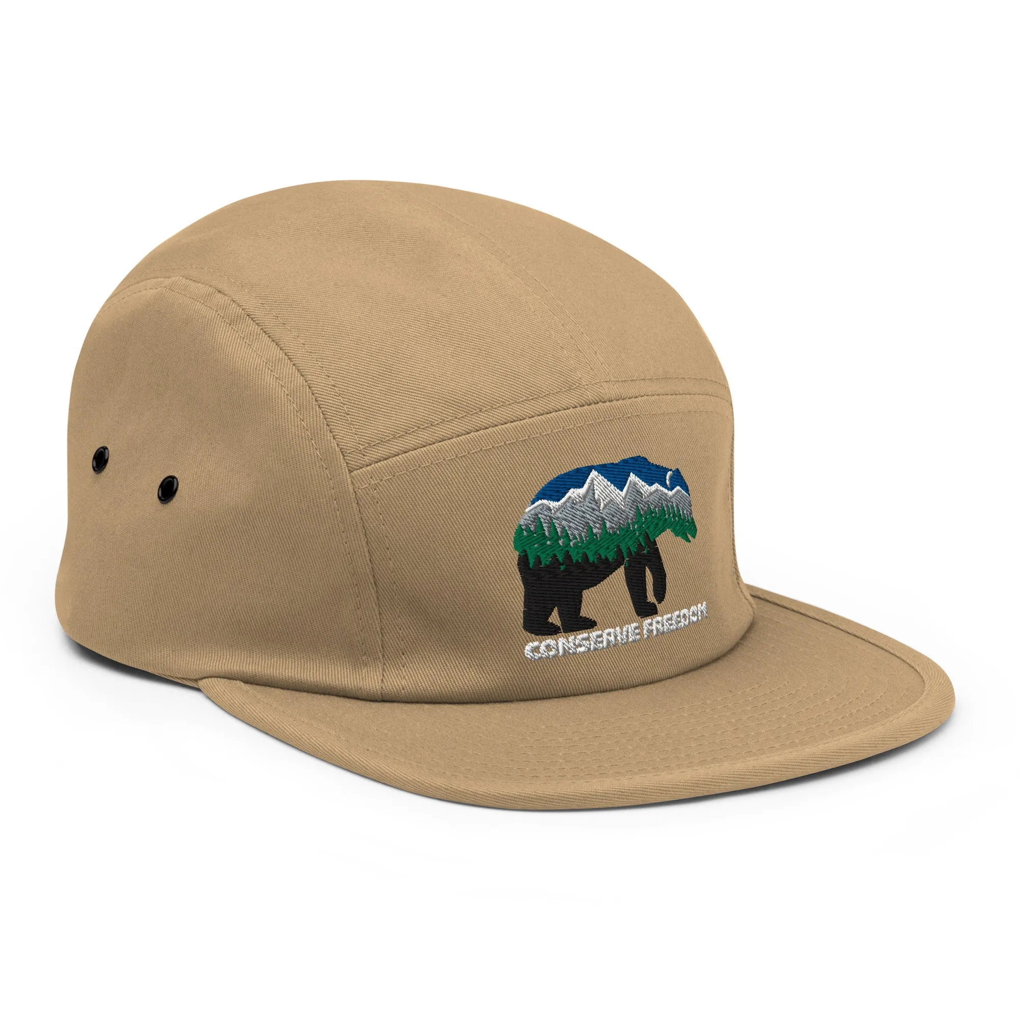 Conserve Freedom Bear Five Panel Camper Cap