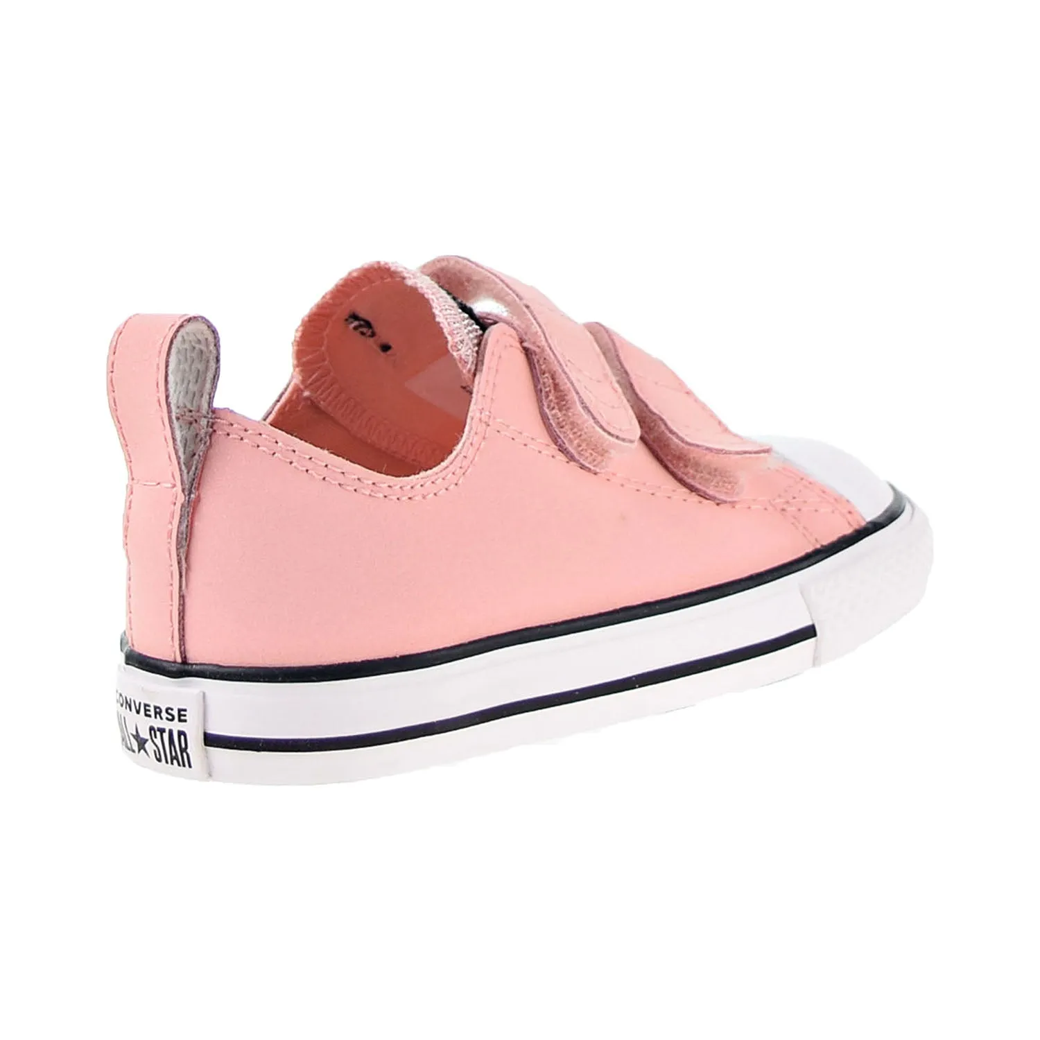 Converse Chuck Taylor All Star Hook and Loop Glitter Toddler Shoes Storm Pink