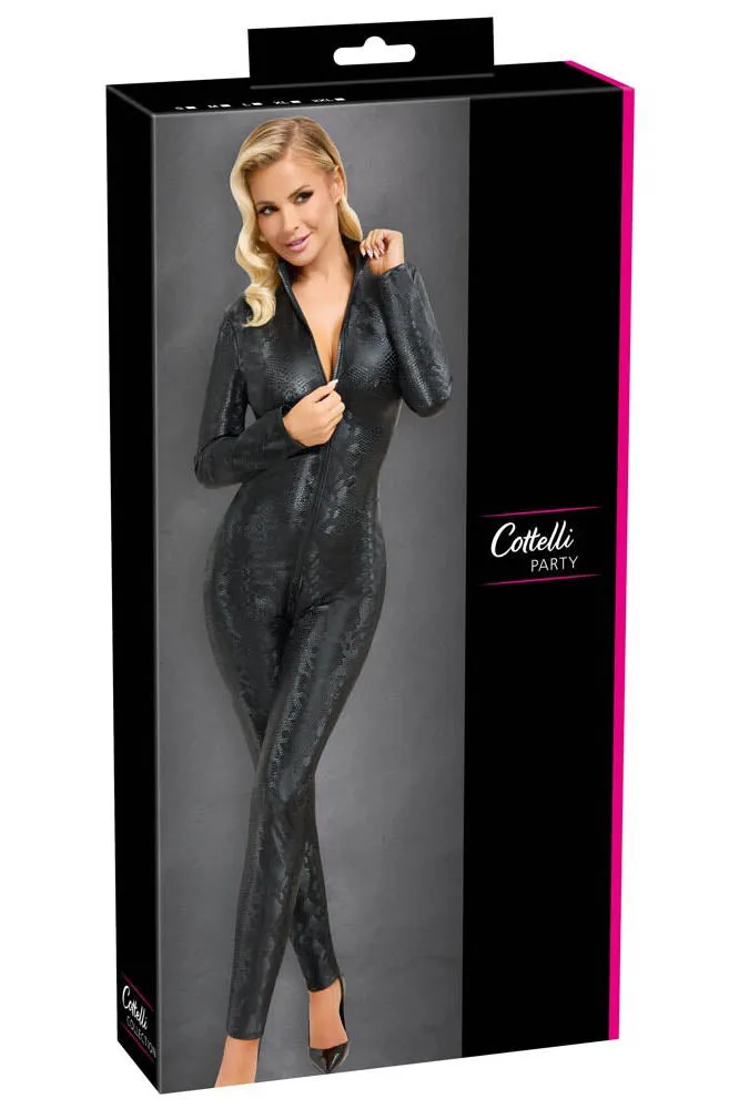 Cottelli Party Snakeskin Look Jumpsuit