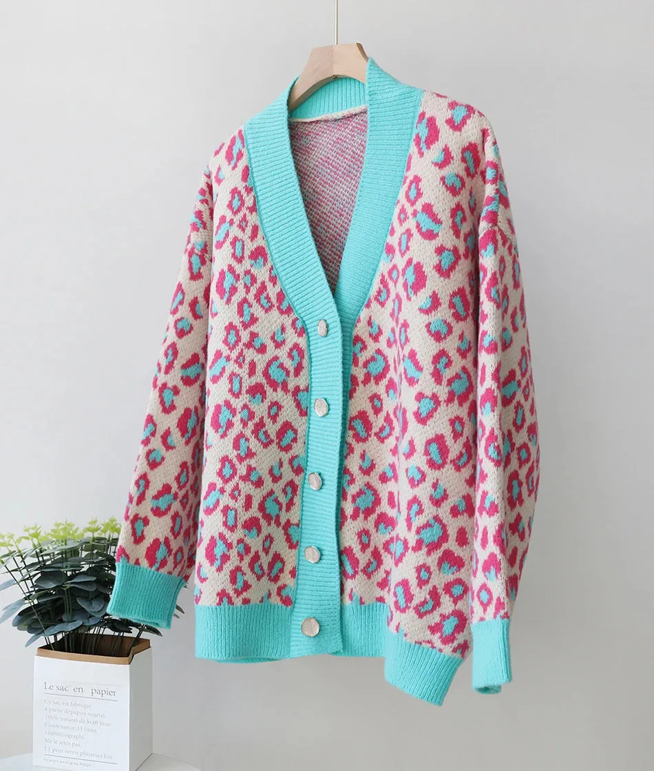 Cozy Chic Leopard Print Cardigan