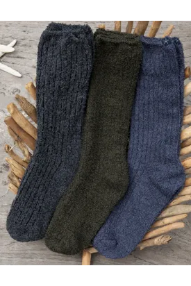 Cozy Chic Men's Ribbed Sock