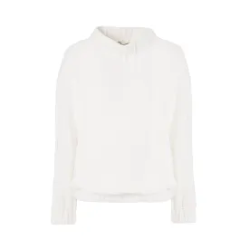 Cozy Waffle Sweatshirt White