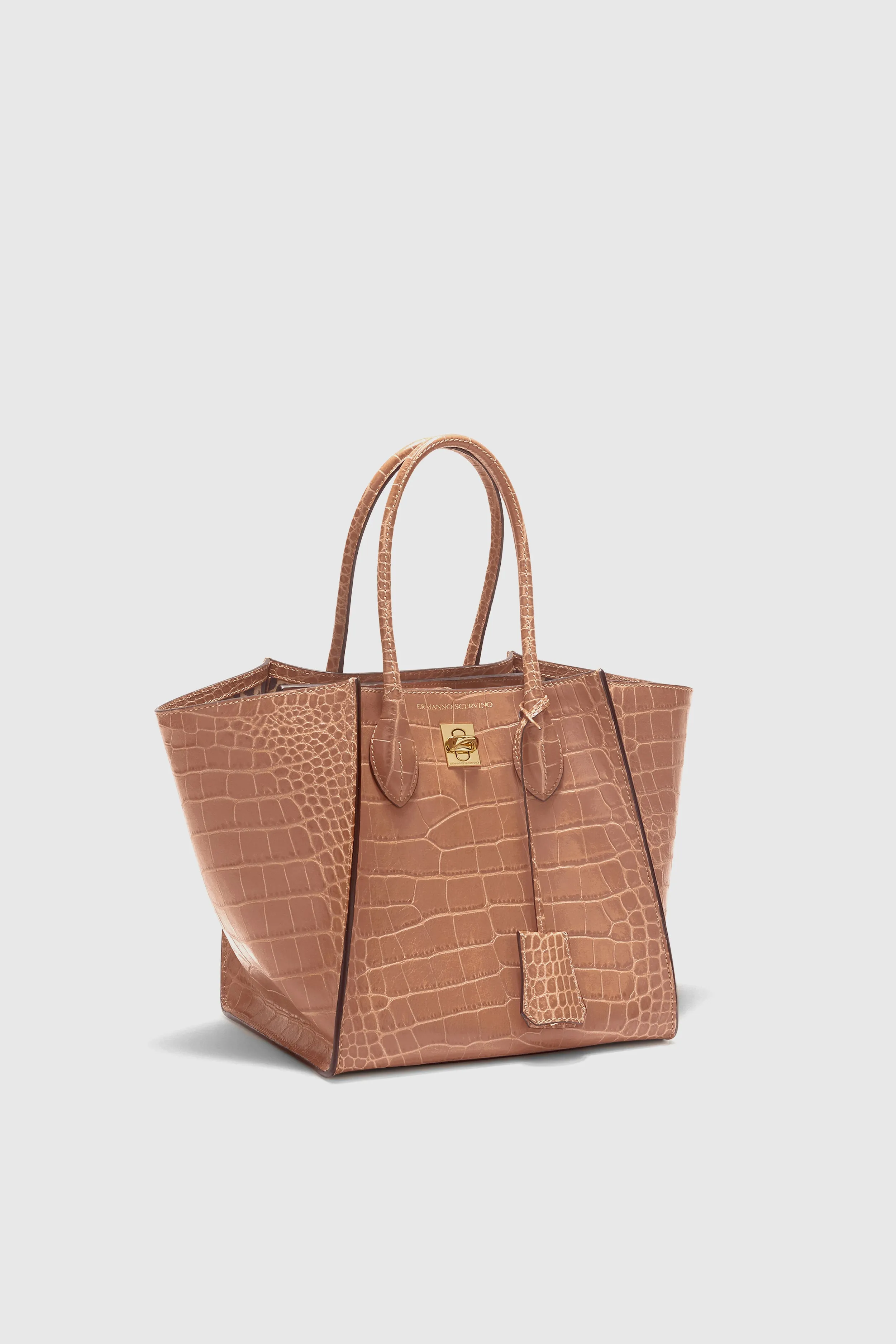 Crocodile-print Maggie bag