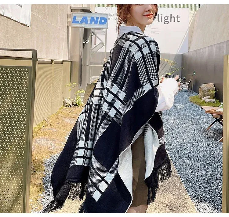 Eye Catching Double-sided Elegant Shawl
