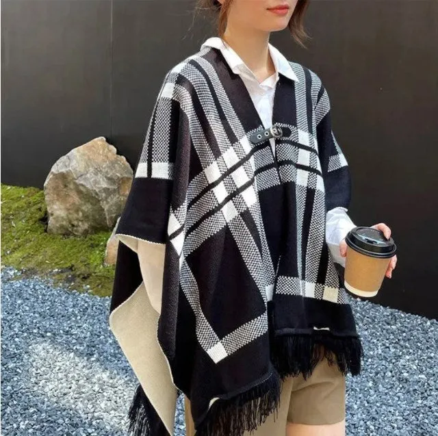 Eye Catching Double-sided Elegant Shawl