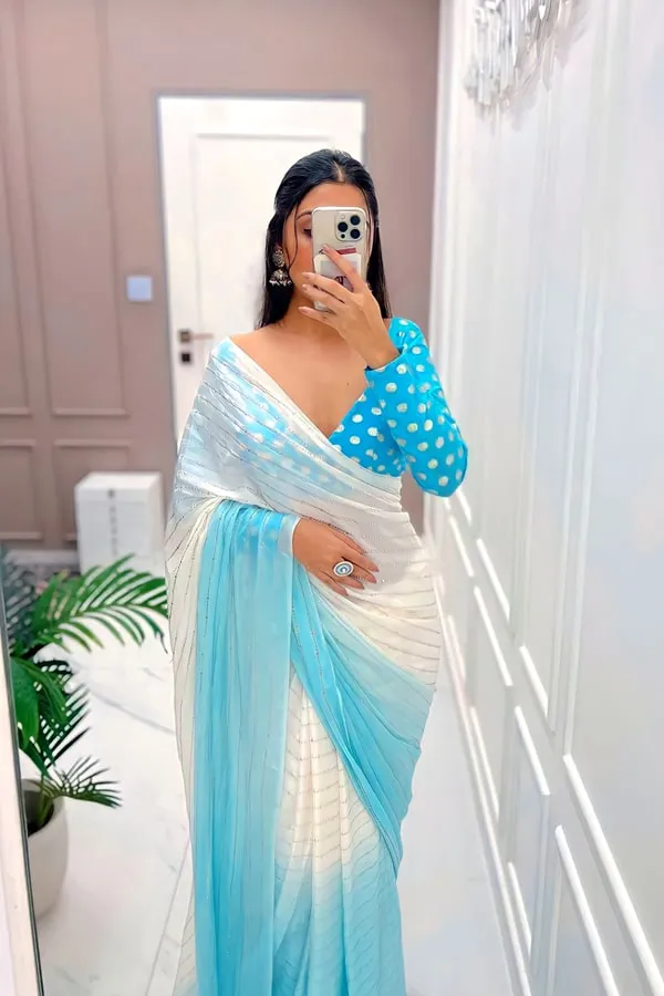 Farewell Party Look Saree For Girls 2022