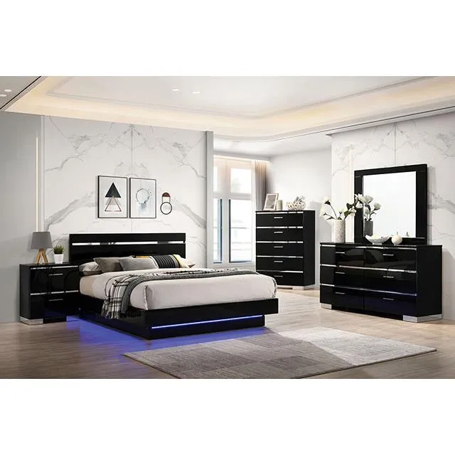 Furniture of America Erlach California King Panel Bed FOA7189BK-CK-BED