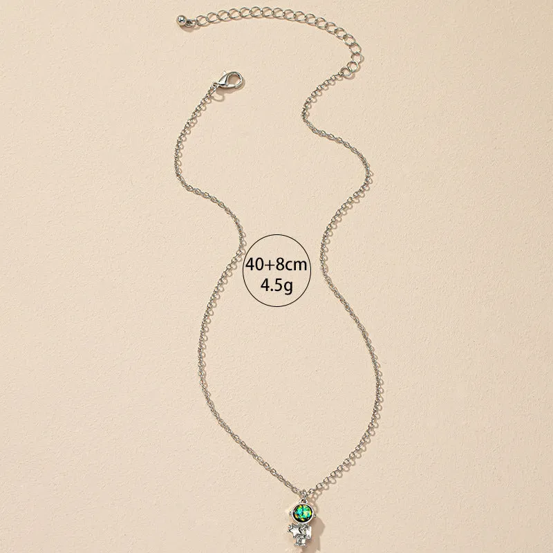 Futuristic Robot Necklace with Urban Flair