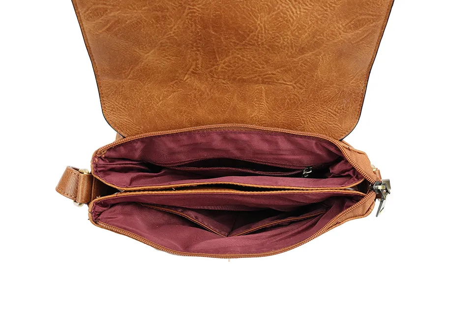 Hannah Crossbody Handbag Tan/Tan